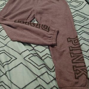 Pink sweatpants